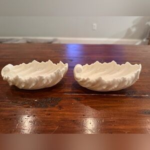 Vintage Lenox Shell Dishes – Made in USA (Set of 2)